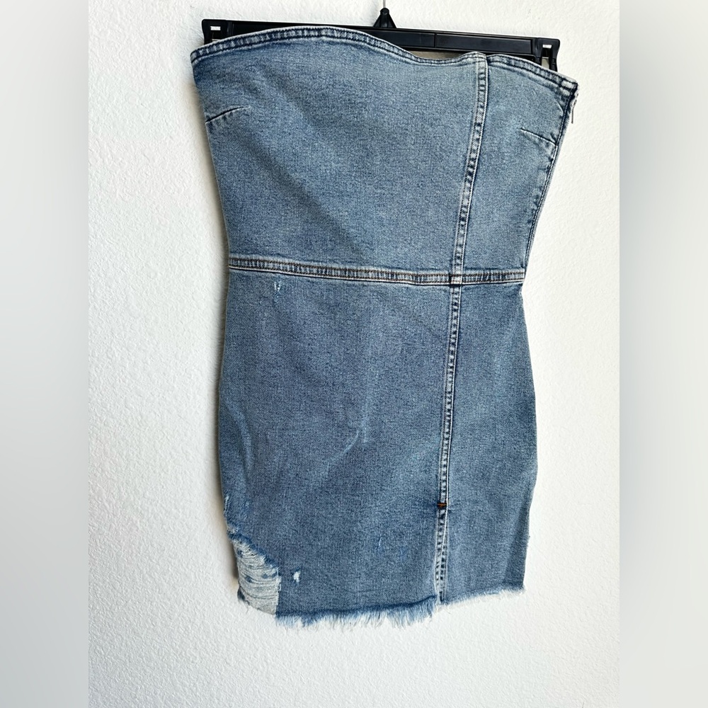 SER.O.YA Leighton Dress blue denim mini dress Size‎ Small - Picture 7 of 17